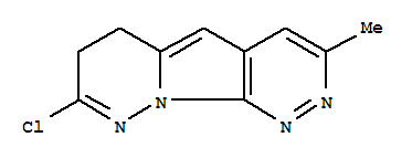 Structure of Pyrrolo[1,5-b:2,3-c']dipyridazine, 8-chloro-6,7-dihydro-3-methyl-