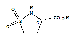 Structure of 3-Isothiazolidinecarboxylicacid, 1,1-dioxide, (3S)-