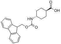 反-4-FMOC-氨基环己烷甲酸结构式