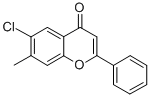 Structure of 6-CHLORO-7-METHYLFLAVONE