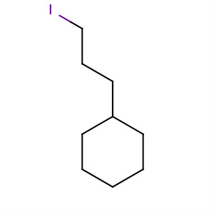 Structure of Cyclohexane, (3-iodopropyl)-