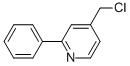 Structure of 4-(CHLOROMETHYL)-2-PHENYLPYRIDINE