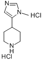 Structure of 4-(1-Methyl-1H-imidazol-5-yl)piperidine dihydrochloride