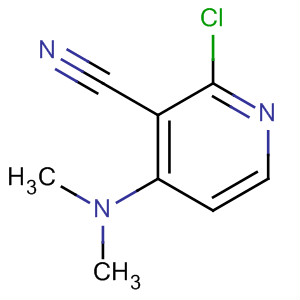 2-chloro-4-(dimethylamino)pyridine-3-carbonitrile结构式