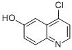4-氯-6-羟基喹啉结构式