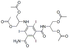 Structure of 5-AMINO-N,N-BIS[2-ACETOXY-1-(ACETOXYMETHYL)ETHYL]-2,4,6-TRIIODOISOPHTHALAMIDE