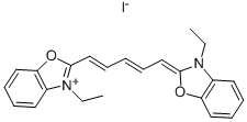 Structure of 3,3-DIETHYLOXADICARBOCYANINE IODIDE