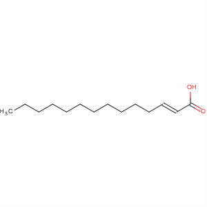 2-Tetradecenoic acid, (E)-结构式