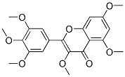 Structure of 2-(3,4,5-Trimethoxyphenyl)-3,5,7-trimethoxy-4H-1-benzopyran-4-one