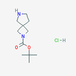 Structure of 2-Boc-2,6-diaza-spiro[3.4]octane hydrochloride