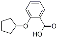 Structure of 2-(CYCLOPENTYLOXY)BENZOIC ACID