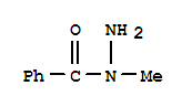 Structure of Benzoicacid, 1-methylhydrazide
