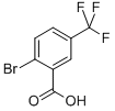 2-溴-5-三氟甲基苯甲酸结构式