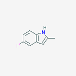 4-Iodo-2-methyl-1H-indole结构式