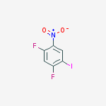 Structure of 2,4-Difluoro-5-iodonitrobenzene