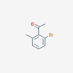 Structure of 1-(2-bromo-6-methylphenyl)ethanone
