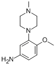 Structure of 1-(5-AMINO-2-METHOXYPHENYL)-4-METHYLPIPERAZINE