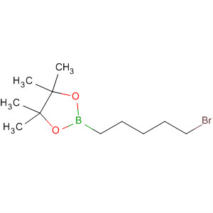 Structure of 1,3,2-Dioxaborolane, 2-(5-bromopentyl)-4,4,5,5-tetramethyl-
