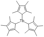 Structure of TRIS(TETRAMETHYLCYCLOPENTADIENYL)TERBIU&