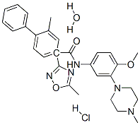 Structure of GR  127935  hydrate  hydrochloride