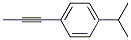 Structure of Benzene,1-(1-methylethyl)-4-(1-propyn-1-yl)-
