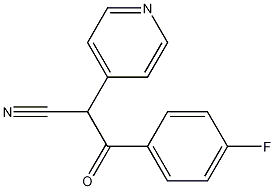 Structure of 3-(4-Fluorophenyl)-3-oxo-2-(4-pyridinyl)propanenitrile