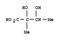 Structure of 2,3-dihydroxy-2-methylbutanoic acid