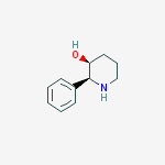 Structure of 2-PHENYL-PIPERIDIN-3-OL