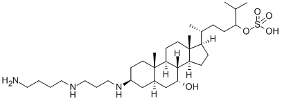 Structure of squalamine