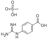 Structure of 4-GUANIDINOBENZOIC ACID METHANESULFONATE
