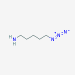 Structure of 1-Pentanamine, 5-azido-