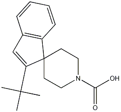 3-氨基-2,3-二氢-螺[1H-茚-1,4-哌啶]-1-羧酸 1,1-二甲基乙酯结构式