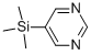 Structure of Pyrimidine,5-(trimethylsilyl)-