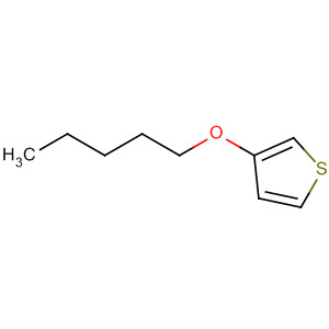 Structure of Thiophene, 3-(pentyloxy)-