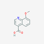 8-methoxyquinoline-4-carboxylic Acid结构式