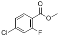 Structure of Methyl4-chloro-2-fluoroBenzoate