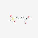 4-(methylsulfonyl)Butanoic acid结构式