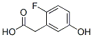 Structure of 2-Fluoro-5-hydroxyphenylacetic acid