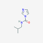 Structure of 1H-Imidazole-1-carboxamide, N-(2-methylpropyl)-