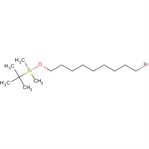 Structure of Silane, [(9-bromononyl)oxy](1,1-dimethylethyl)dimethyl-