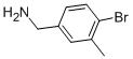 Structure of 4-BROMO-3-METHYLBENZYLAMINE