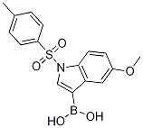 Boronic acid, [5-Methoxy-1-[(4-Methylphenyl)sulfonyl]-1H-indol-3-yl]-结构式