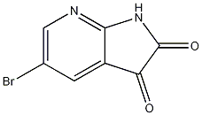 Structure of 5-bromo-1H-pyrrolo[2,3-b]pyridine-2,3-dione