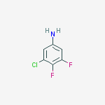 Structure of 3-CHLORO-4.5-DIFLUOROANILINE