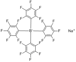 Structure of Sodiumtetrakis(pentafluorophenyl)borate