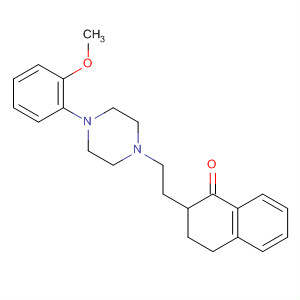 1(2H)-Naphthalenone,3,4-dihydro-2-[2-[4-(2-methoxyphenyl)-1-piperazinyl]ethyl]-结构式