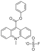 Structure of 10-METHYL-9-(PHENOXYCARBONYL)ACRIDINIUM FLUOROSULFONATE