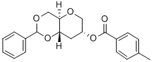 Structure of 1,5-Anhydro-4,6-O-benzylidene-3-deoxy-2-O-toluoyl-D-glucitol