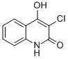 3-氯-4-羟基喹啉酮结构式