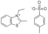 3-乙基-2-甲基苯并唑对甲基苯磺酸酯结构式